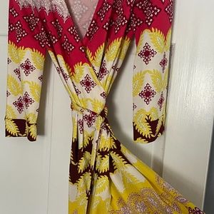 Diane Von Furstenberg Silk Wrap Dress